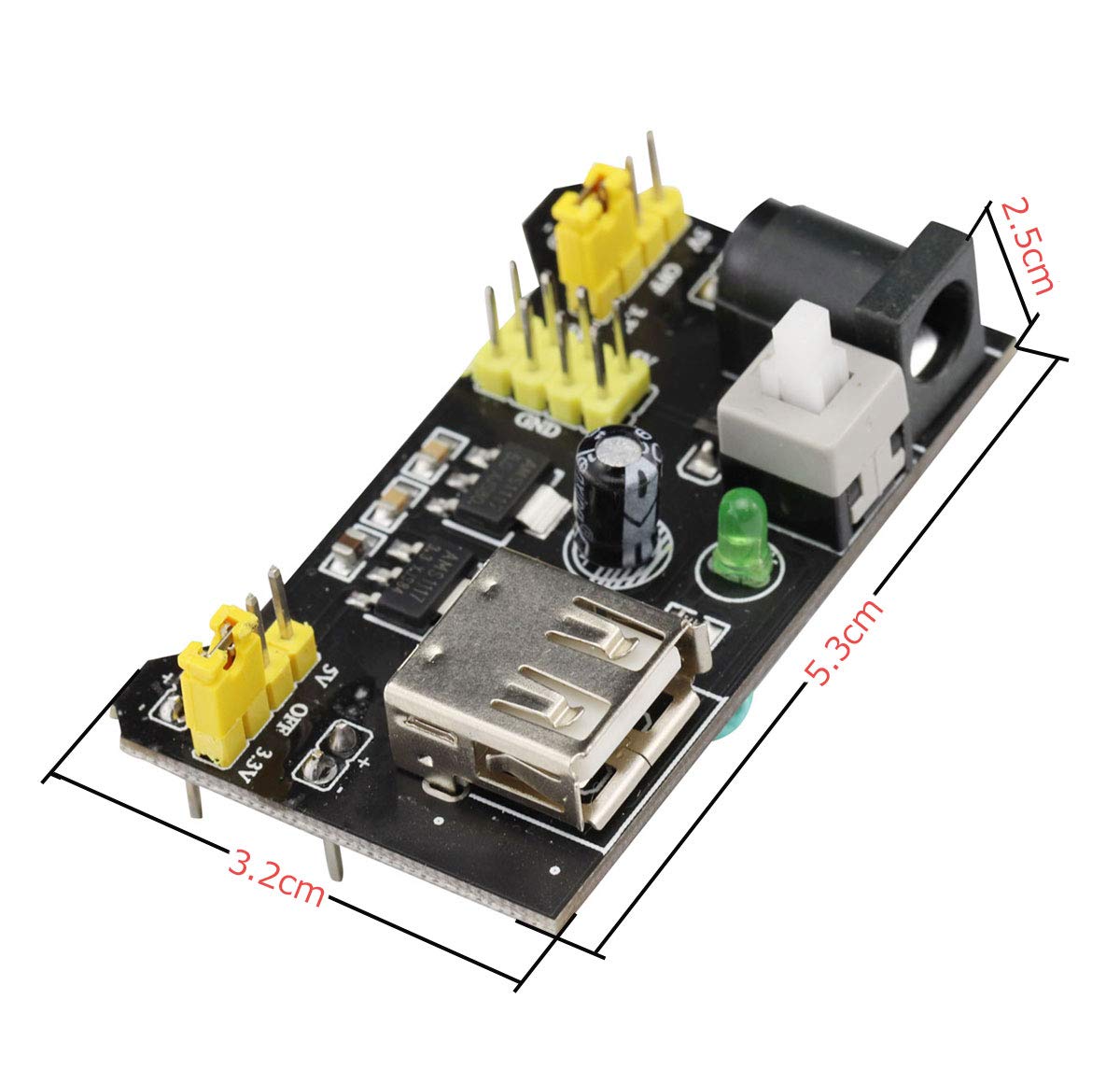 ±15V 5V 電源付ブレッドボード 在庫限り※デジタル回路対応電源内蔵ブレッドボード（SRX-42PD